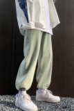 7色2023春装潮流宽松水洗牛仔裤韩版老爹束脚九分裤男K159-P40，男装牛仔裤，电商A486