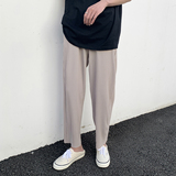 2023秋季韩版垂感舒适休闲裤潮流宽松阔腿男士九分裤K06-P50，男装休闲裤，电商A486