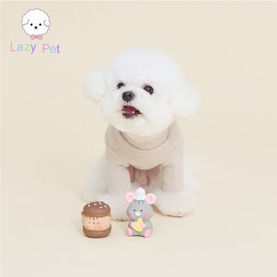 韩代狗狗马卡龙仓鼠乳胶发声玩具