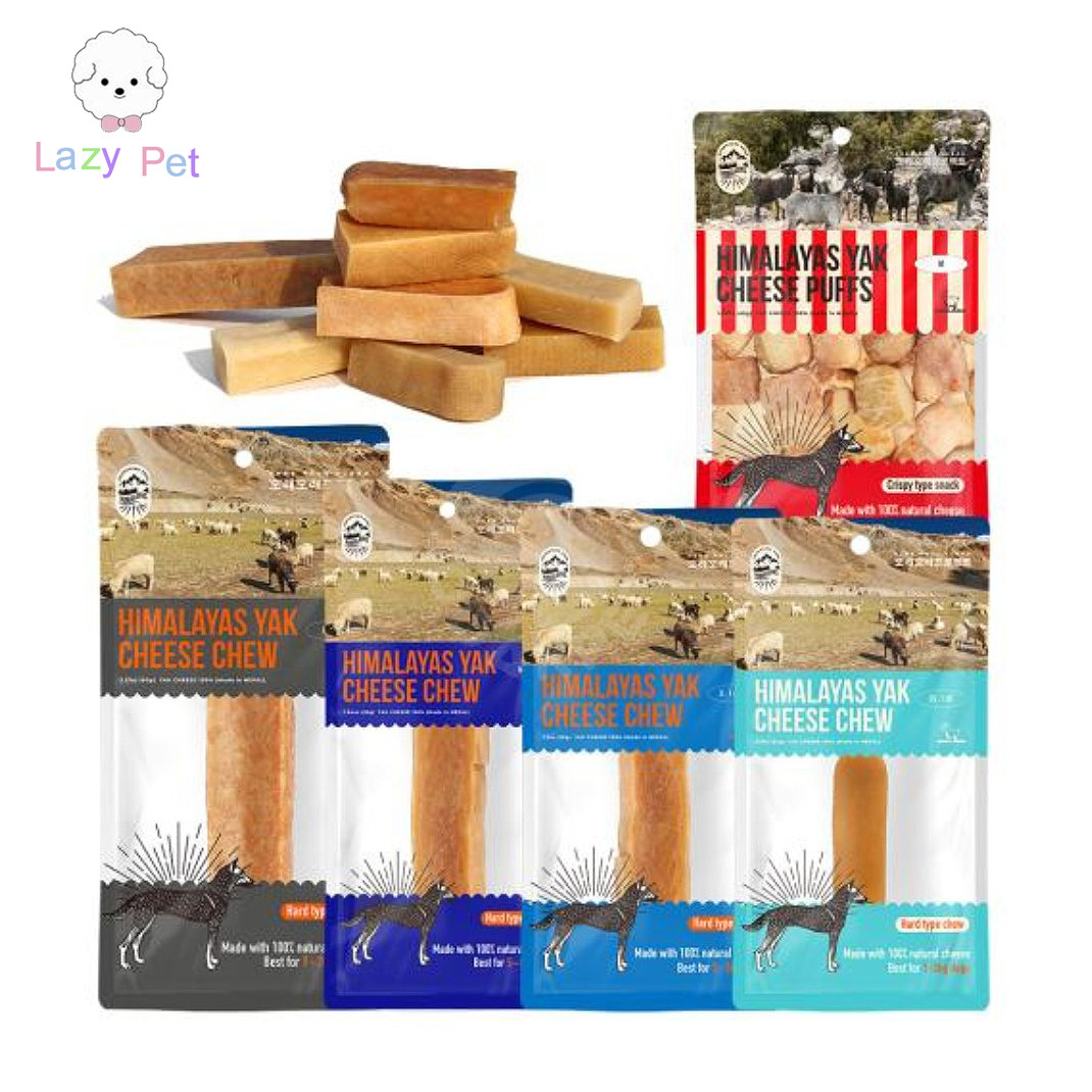 「Lazy Pet」韩国代购宠物狗狗纯净喜马拉雅山牦牛奶酪棒咬胶泡芙