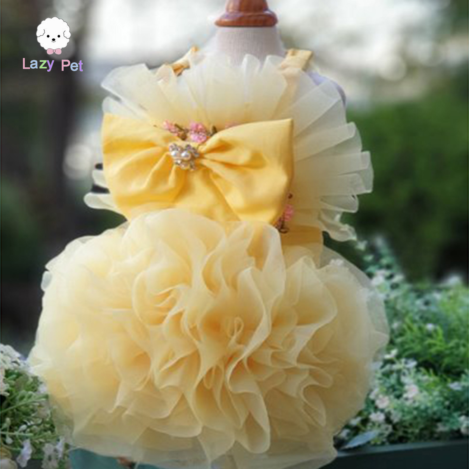 pet韩国礼服手工吊带猫狗