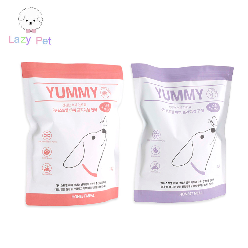 YUMMY乳酸菌三文鱼鸭肉干鲜狗粮