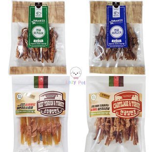 EX宠物狗狗猪骨牛筋鸡鸭肉卷零食 Natural 「Lazy Pet」韩国代购