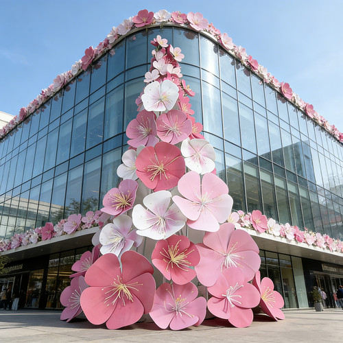 户外EVA仿真梅花樱花桃花海棠花