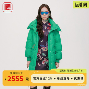 廓形感亮色羽绒外套FGHD5061 加厚保暖鹅绒服时尚 渔牌2025冬装 新款