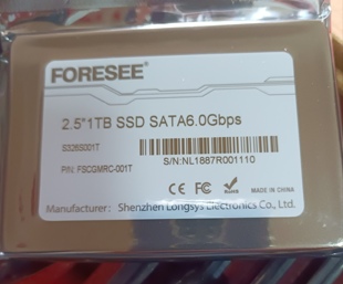 foresee 江波龙 SATA3 SSD 固态硬盘 256g 512g 1T 2.5寸 串口