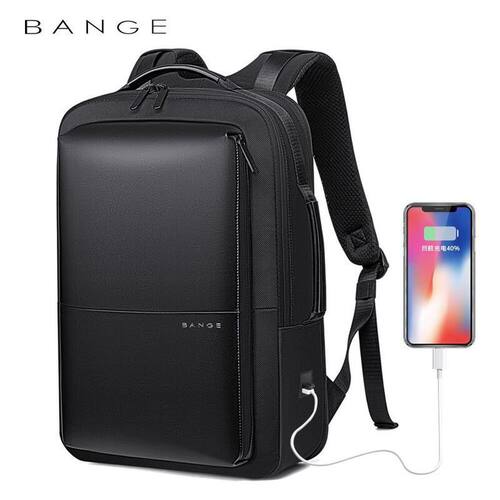 班歌新款双肩包电脑背包男士休闲商务背包大容量学生书包backpack