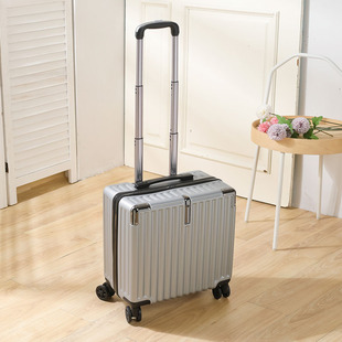 韩版 男士 迷你拉杆箱18寸行李箱包女士小型旅行箱子商务登机箱横款