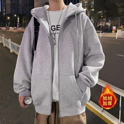秋冬开衫卫衣男男士上衣