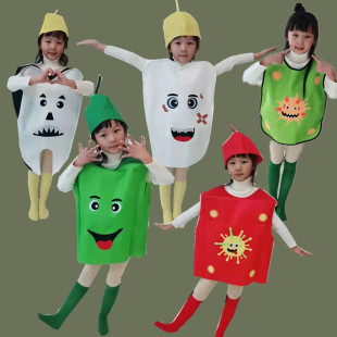六一儿童牙细菌大战演出服幼儿园牙齿大作战表演服装病毒牙刷道具