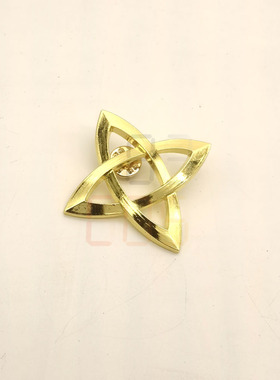 [83cos]黄金庭院 爱莉 金属领带配饰胸针