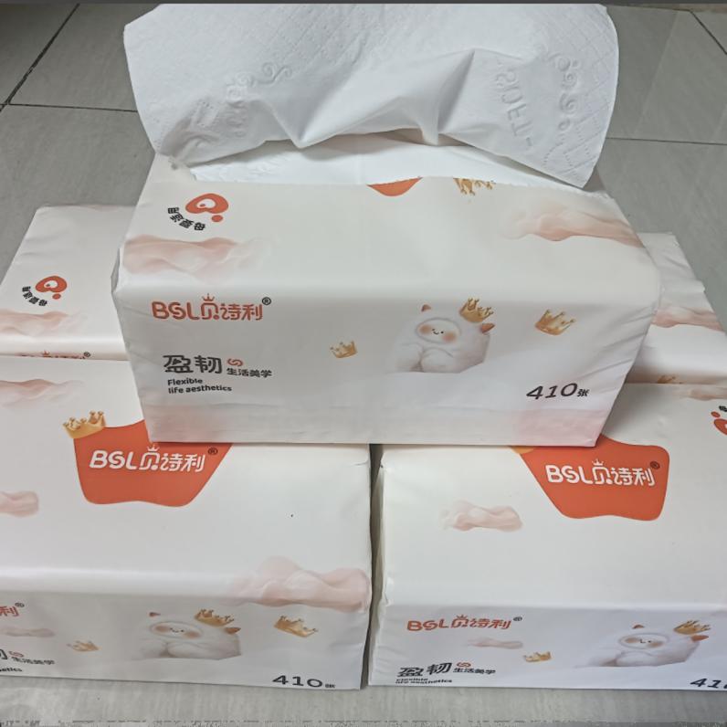 【超划算】超大包抽纸巾整箱批发家用面巾纸餐巾纸五层加厚 - 实物图