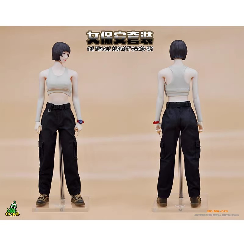 现货 CUKE TOYS MA-028 1/6 女保安套装 女兵人偶服装