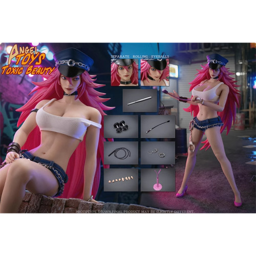 预售定金 Angel Toys 1/6 NO:001 Toxic Beauty 毒药女兵人偶手办