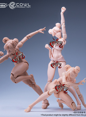 现货 Romankey X COWL 1/12 人体绘画模特 超可动少女素体人偶