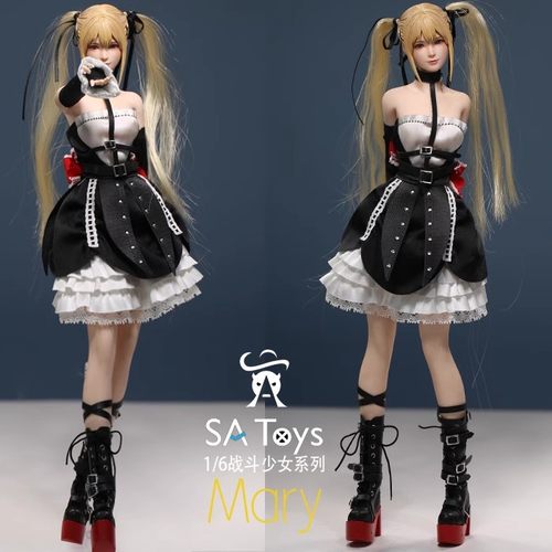现货 SAtoys M001 1/6 Mdry 战斗少女套装 适配TBL S44女包胶素体