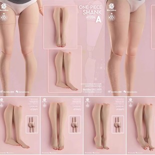 现货 worldbox 1/6女素体肥腿一体脚女兵人偶配件AT204单独配件包