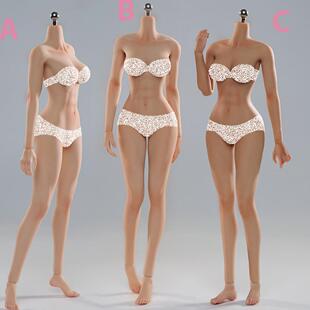 现货  1/6  VERYCOOL VCD-01/VCD-02 ABC 三肤色 硅胶中胸女素体