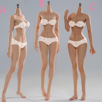 现货  1/6  VERYCOOL VCD-01/VCD-02 ABC 三肤色 硅胶中胸女素体