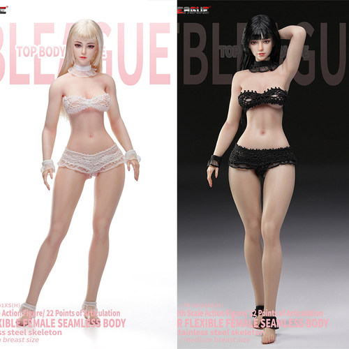 预售定金 TBLeague 1/12 细腰丰臀女素体 含头雕 金发黑发TB-DDXS