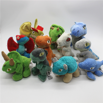 侏罗纪公园迅猛龙暴虐龙毛绒玩具