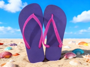 巴西人字拖女夏ins潮网红纯色夹脚趾防滑平底凉拖鞋 外穿 沙滩时尚