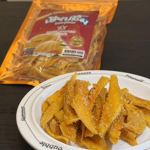 酸！辣！过瘾！泰国酸辣芒果干零食旅游瓦洛洛bigc酸野辣芒果椒盐