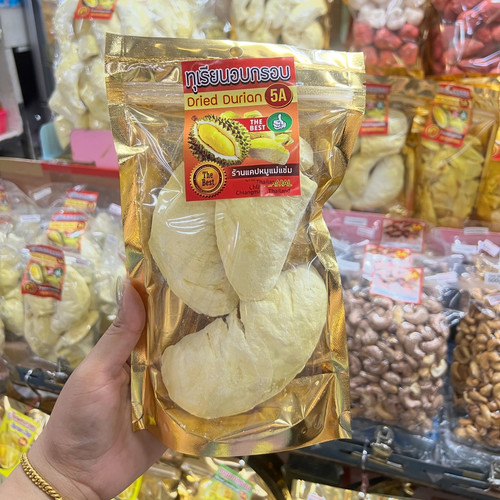 泰国清迈原颗榴莲干瓦洛洛必买大块原肉原装零食特产冻干手信100g