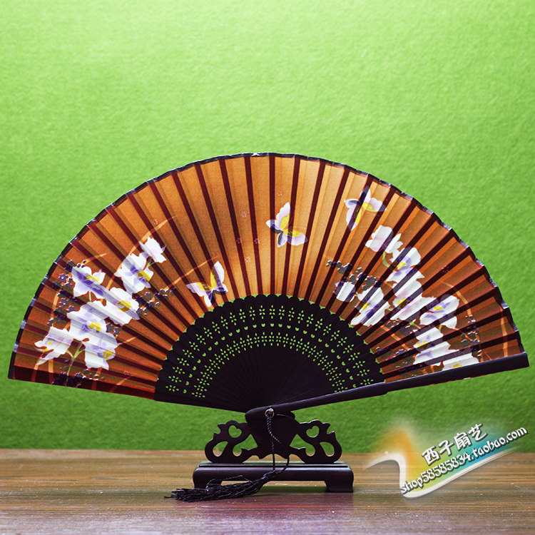 夏季折扇宫廷小汉服古装古风日式折扇子古典中国风舞蹈女士扇包邮