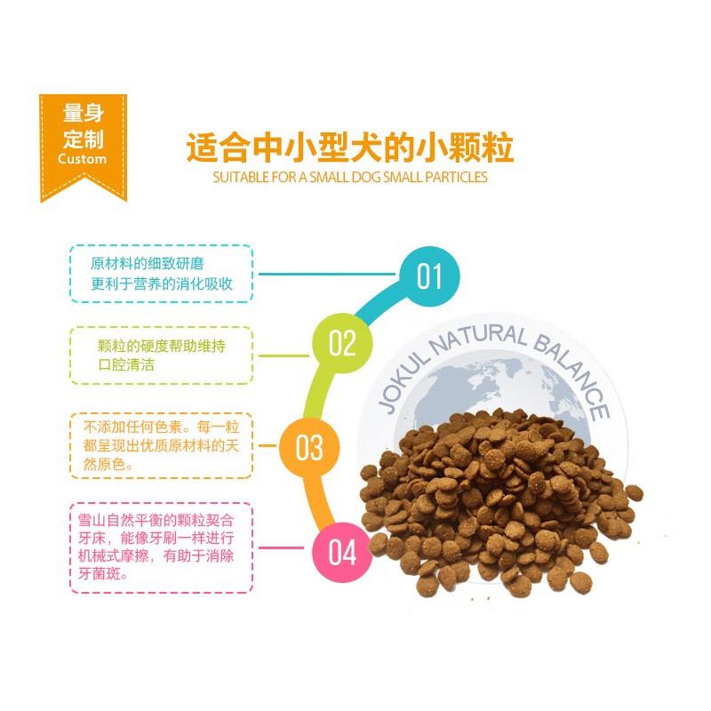 JOKUL NATURAL BALANCE【现货 双标防伪】雪山狗粮鸭薯无谷小型犬