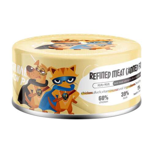 宠物队长CAPTAIN  PAW德标宠物队长猫狗通用宠物零食罐头鲜鸡肉罐