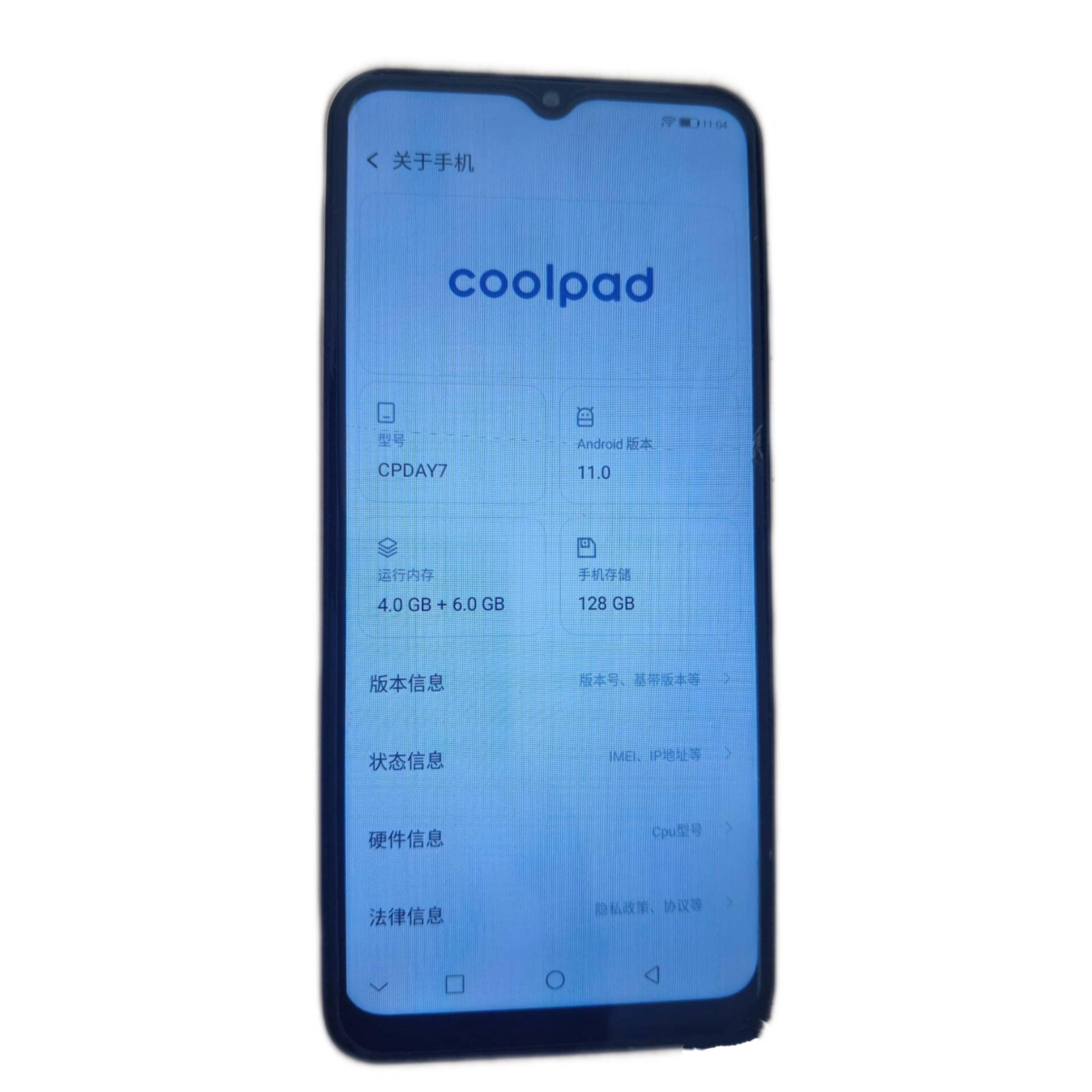 适用于酷派CPDAY7屏幕总成内外屏一体原装电池6589充电小板后盖