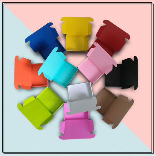 双面彩色飞机盒纸箱定做服装快递