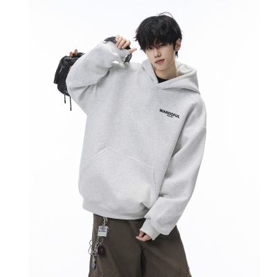 连帽卫衣男女秋冬重磅加绒加厚