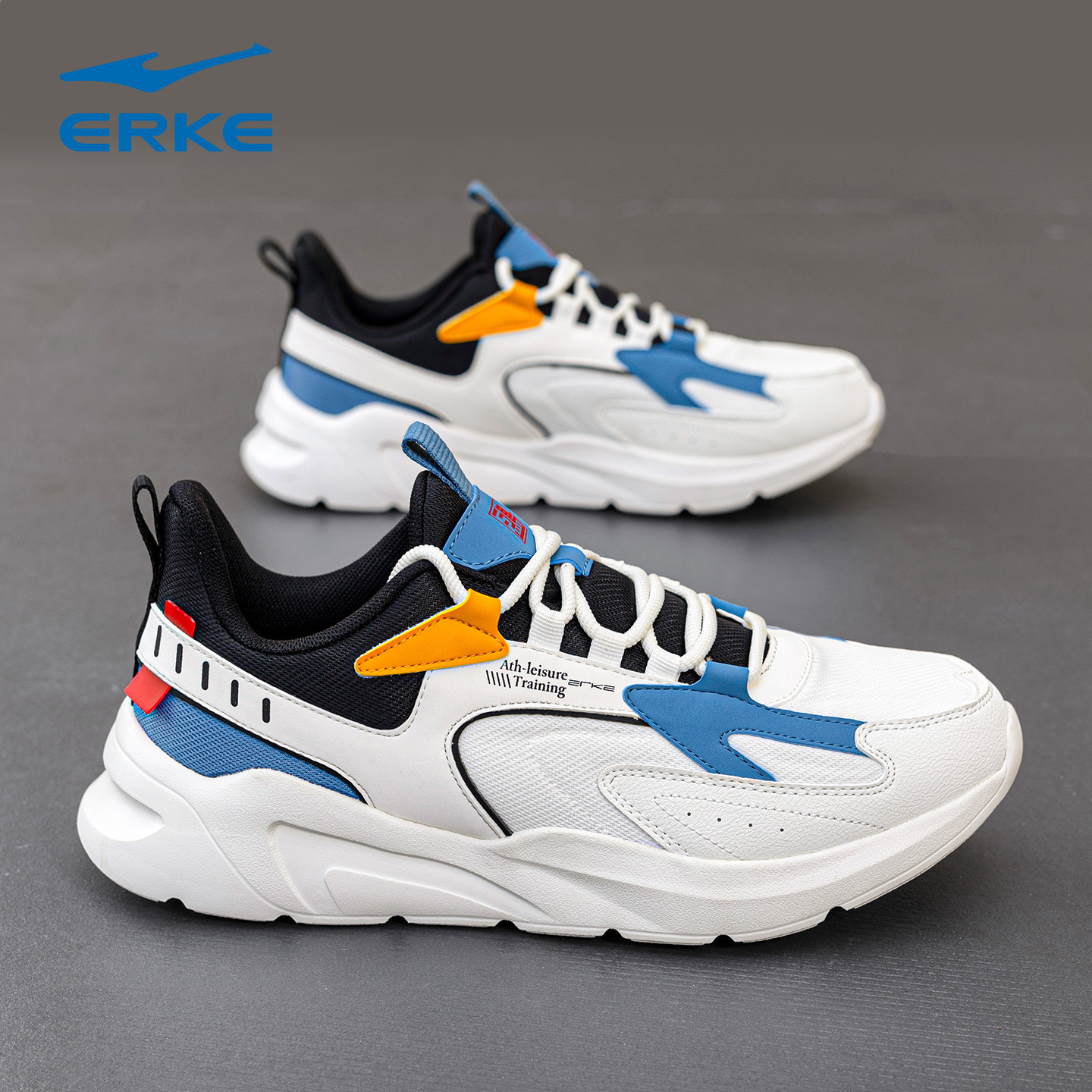 鸿星尔克轻便防滑潮流男生运动鞋