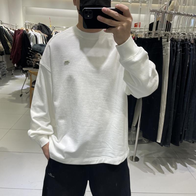 韩版宽松简约长袖圆领卫衣