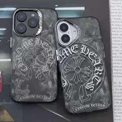 High-End Trendy Brand New Model Suitable for iPhone 16 Pro Phone Case, Unique Design That Doesn'T Clash with Others, Creative Large Label for Apple 17 Pro Max, Matte Anti-Drop Protective Case for Boys, Compatible with iPhone 14, 13, 15 Pro