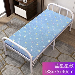 80公分折叠床床收缩可折叠小铁床单人床90cm宽简易床出租房专用