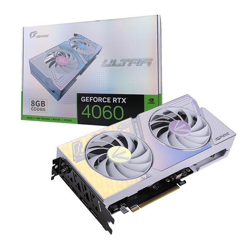 七彩虹   iGame GeForce RTX 4060 Ultra W DUO OC 8GB