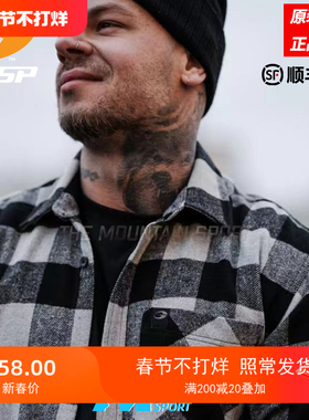 盖世璞GASP HEAVY FLANNEL SHIRT重磅法兰格子衬衫健身健美220968