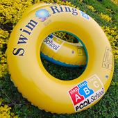 游泳圈加厚款 成人男女防侧翻充气泳圈水上漂浮儿童初学者游泳装 备