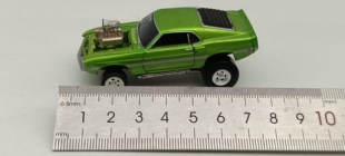 乔尼闪电科迈罗直线大脚怪64比例无外包装绝版模型车铁底