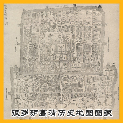 1902年京城内外首善全图-6336 x 7936 高清历史老地图