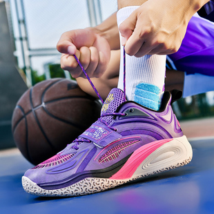 欧文一代篮球鞋男款黑武士青少年学生儿童实战球鞋2024秋冬新款1