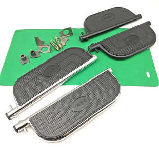 豪华款 大货架保险护杠电动车踏板车保险杠两侧左右翻板脚踏板脚踏