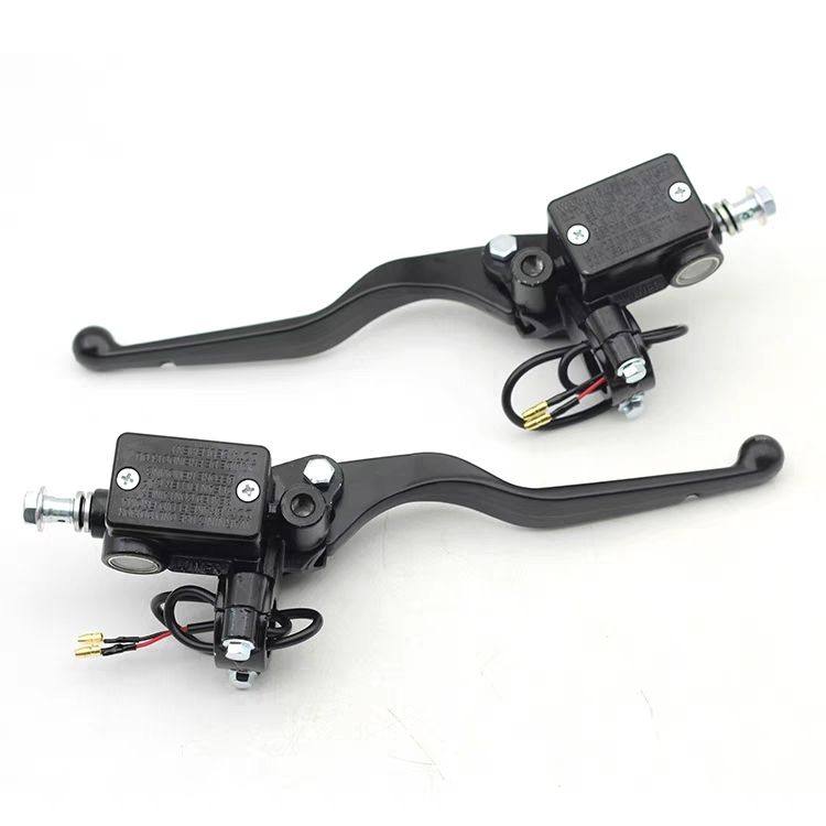 电动车深远奇迹牛格士铃刹车上泵左右刹车泵总成加宽左右手把总成