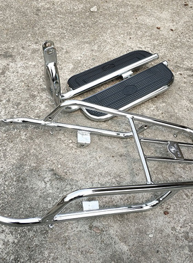 太子款GN125国产小太子男式摩托车HJ125-8后脚踏板货架后搁脚尾架