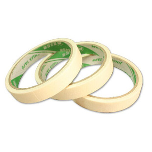 晶华美纹纸胶带美纹胶带汽车美容粘胶带美术用品胶带长25m宽1.5cm