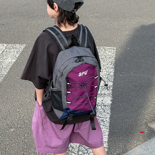大容量男女童出游双肩包潮酷学生登山背包 幼儿园儿童书包2025新款