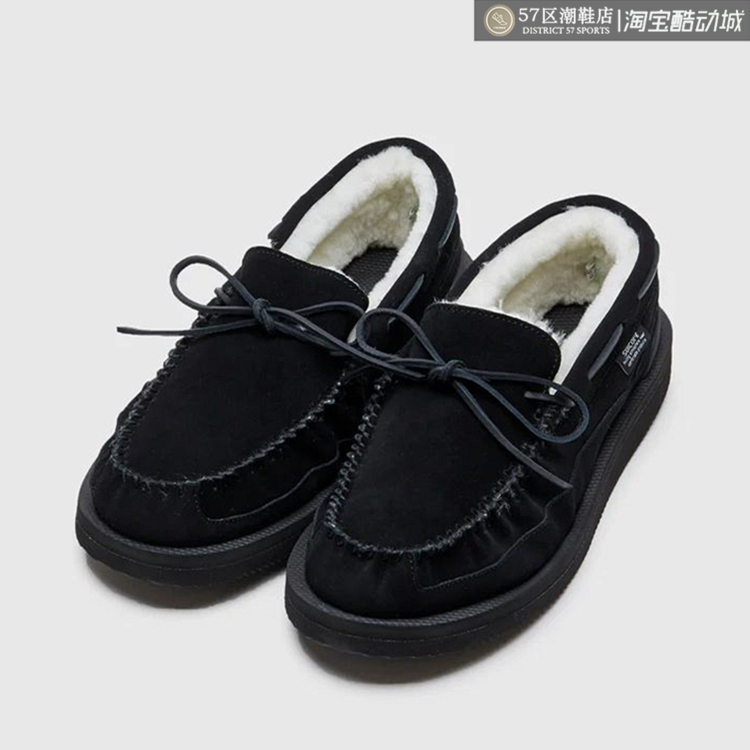 Suicoke绒面内加绒时尚休闲鞋